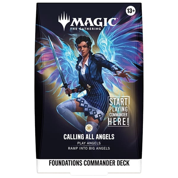 Magic The Gathering Reality Fracture Foundations Starter Commander Deck Calling All Angels