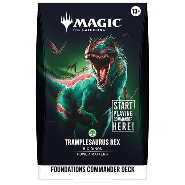 Magic The Gathering Reality Fracture Foundations Starter Commander Deck Tramplesaurus Rex
